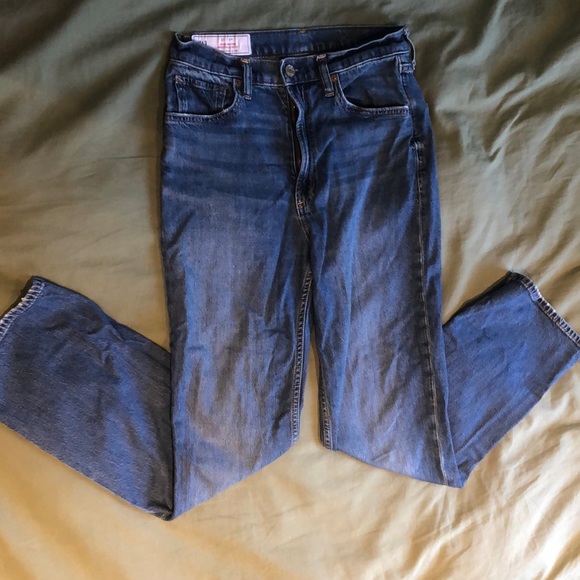 Gap. Loose high-rise blue jeans. Size US 27. - Picture 1 of 5